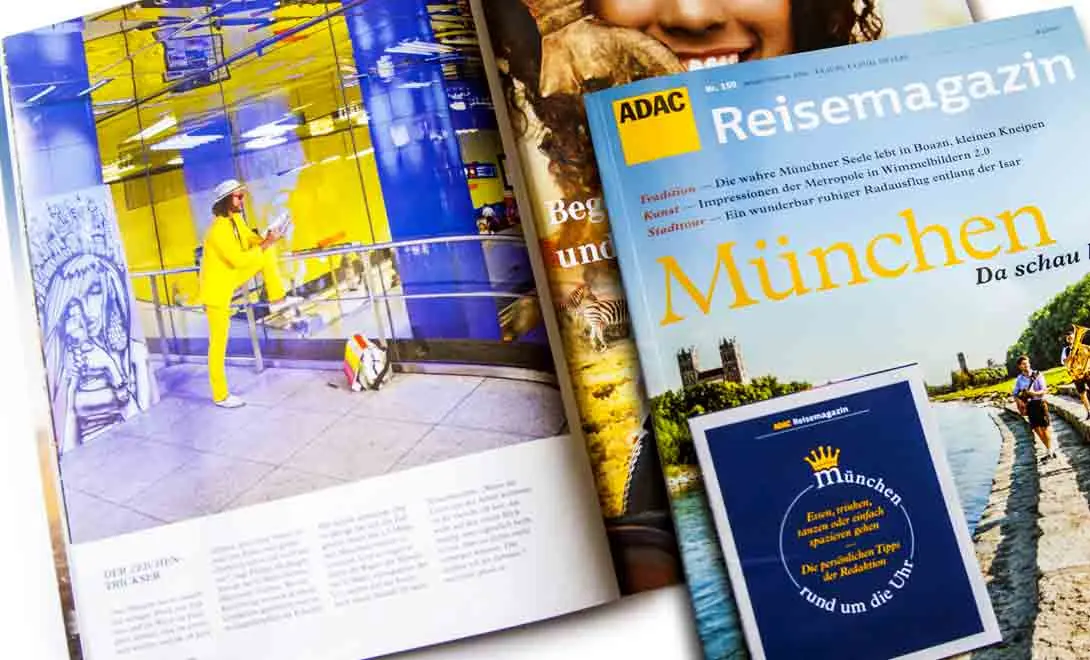 „Der Skizzen-Jongleur“, ADAC Reisemagazin