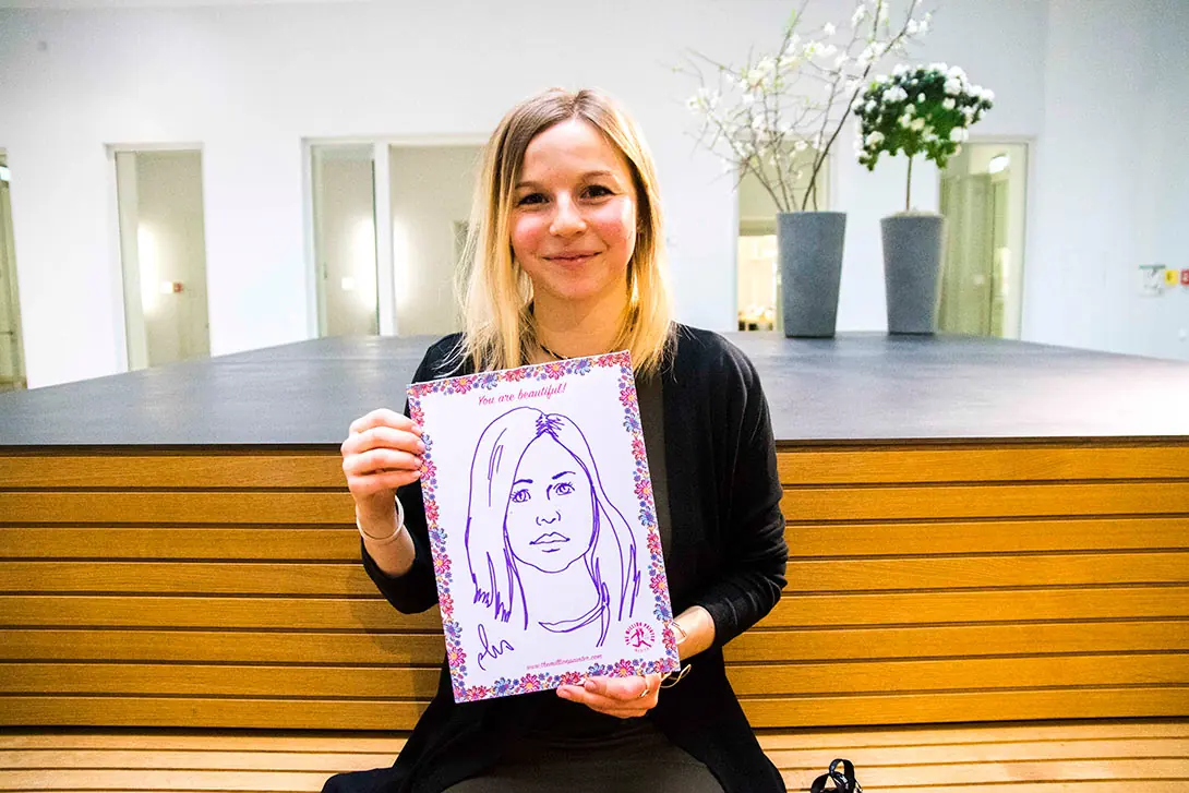Zeichensession in der Werbeagentur HEYE