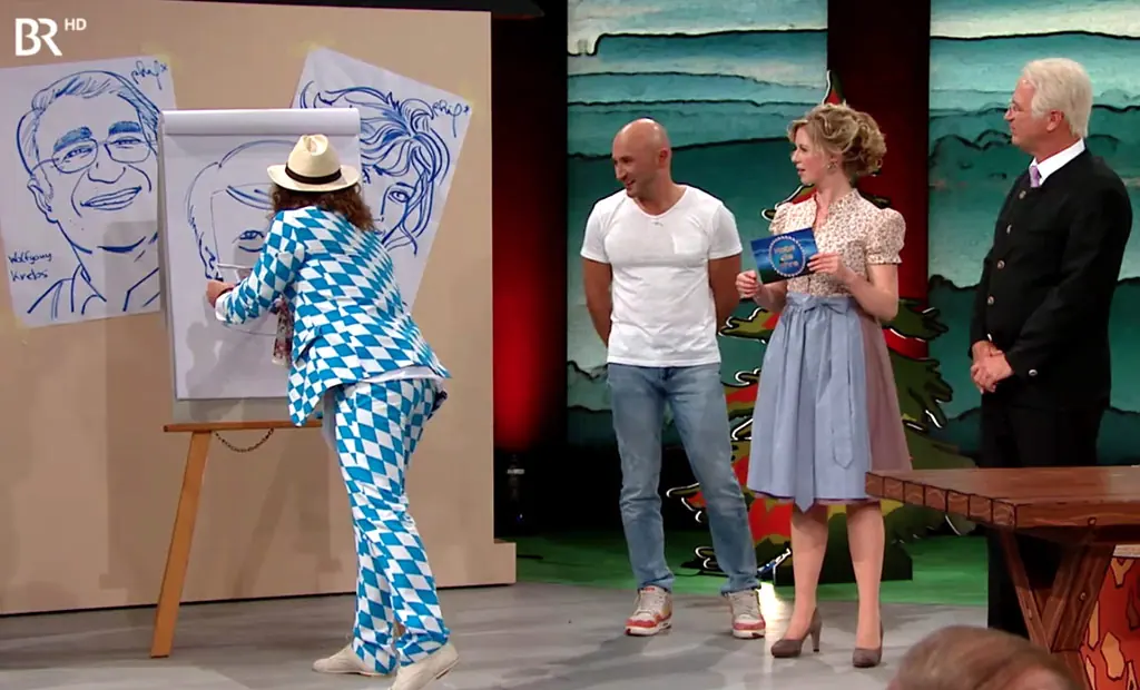 Live-Porträts für die BR-Show „Habe die Ehre“